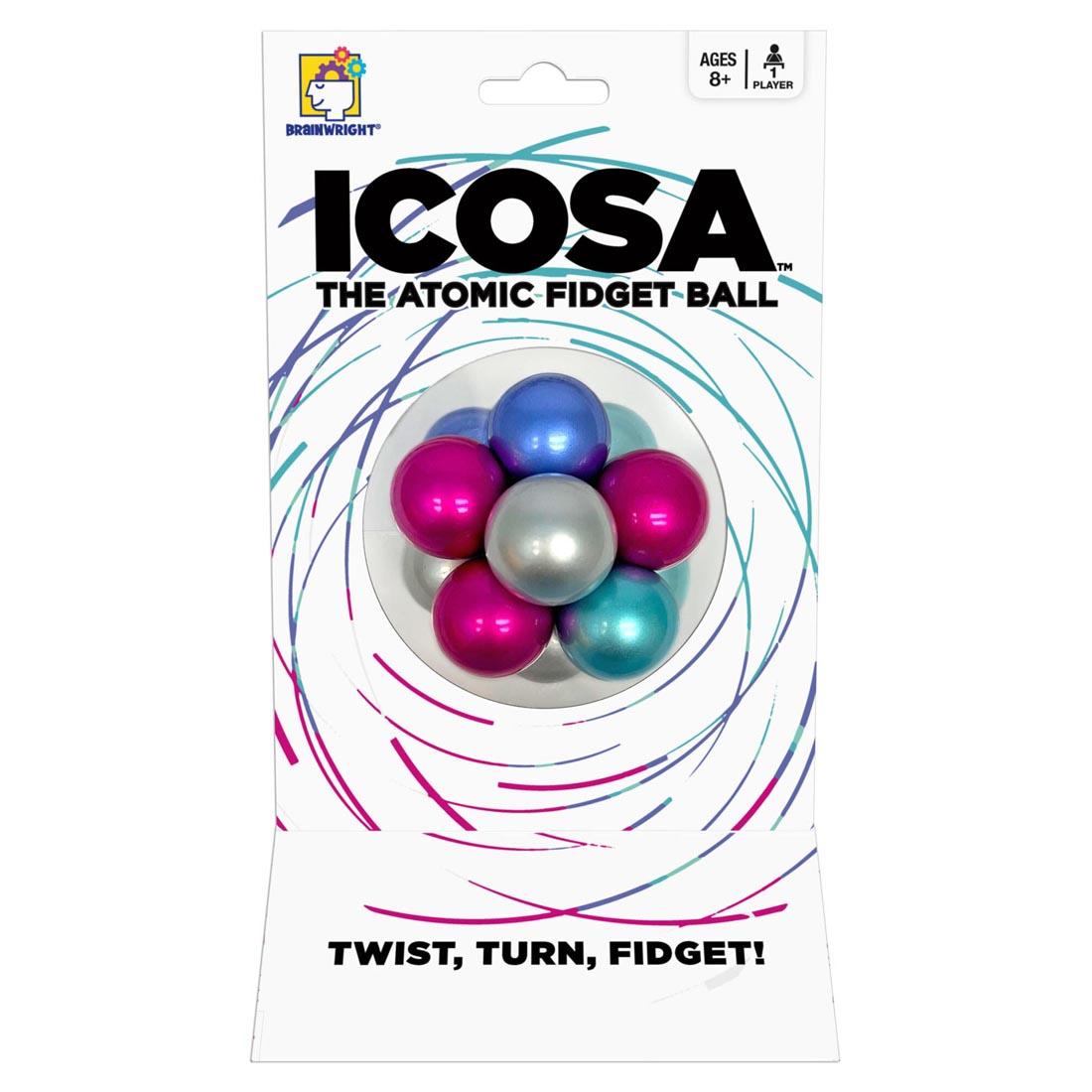 Icosa Ice: The Atomic Fidget Ball in package