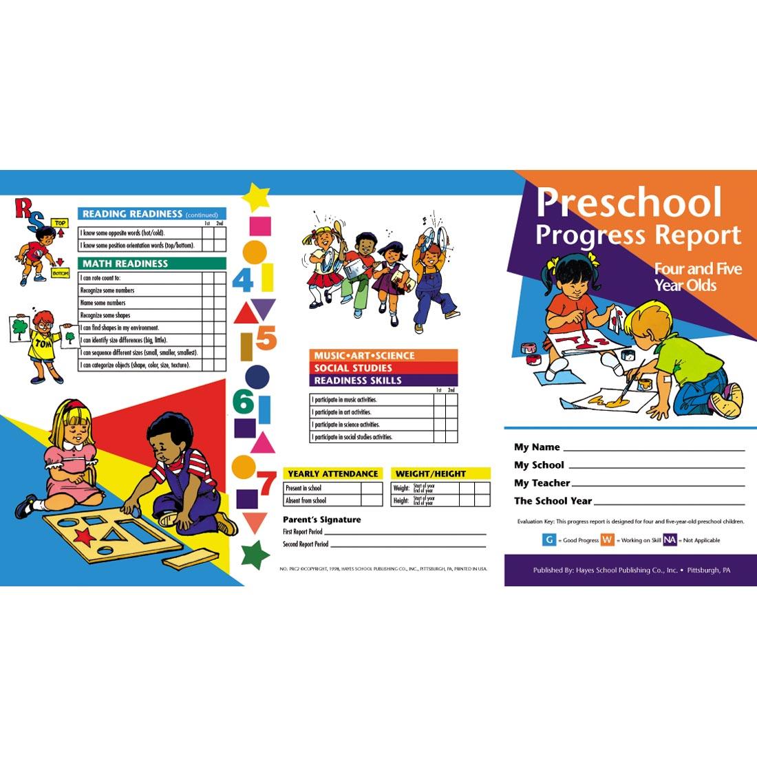 Preschool Progress Report: Four and Five Year Olds