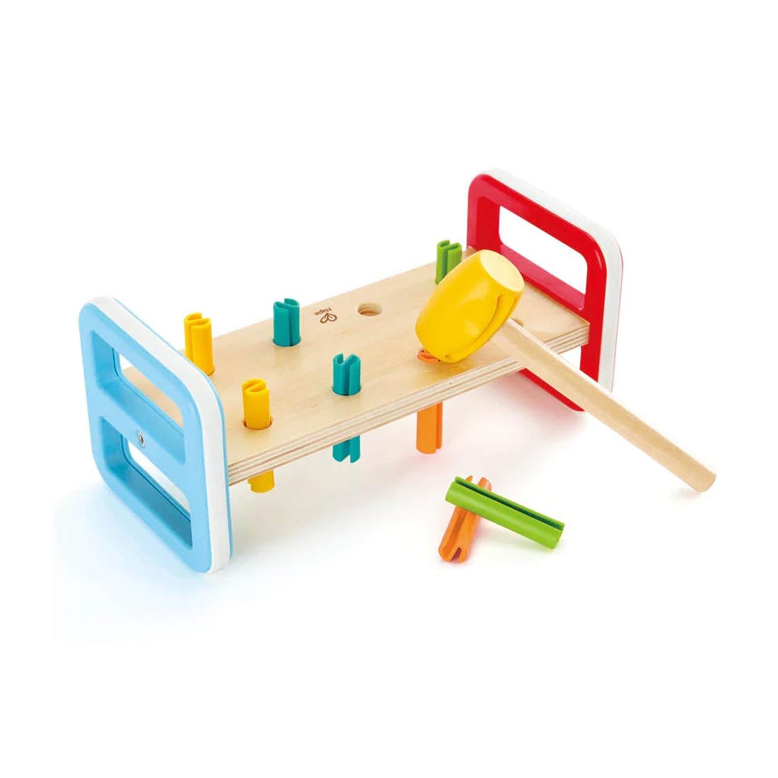Rainbow Pounder Bench Toy By Hape