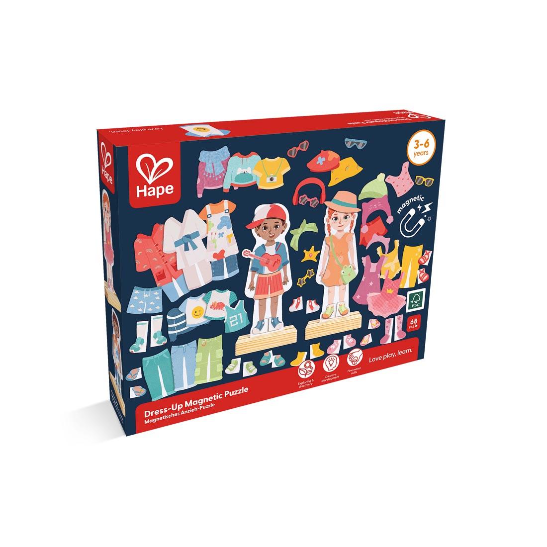 box for Dress-Up Magnetic Puzzle By Hape