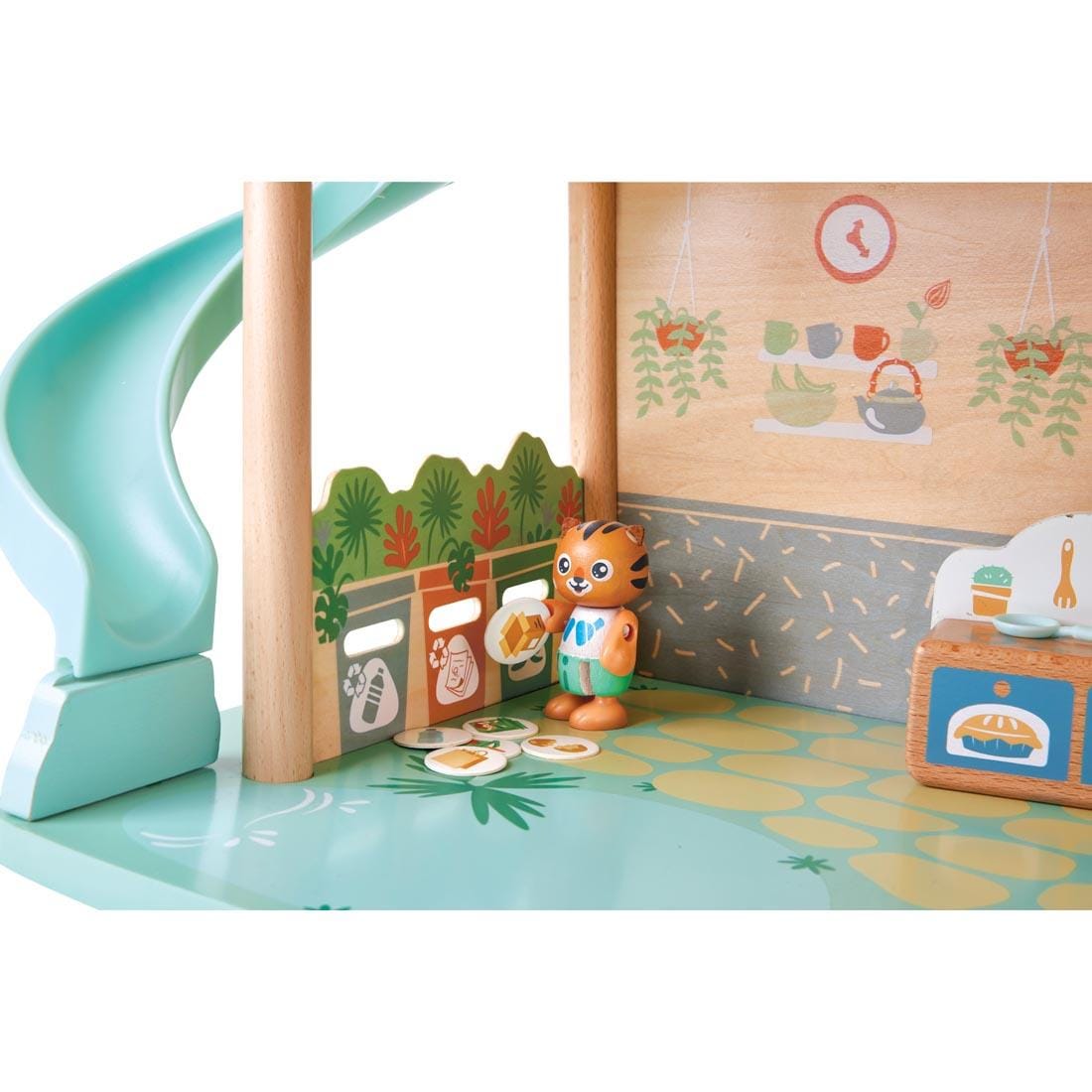 a room from the Tigers' Jungle House By Hape