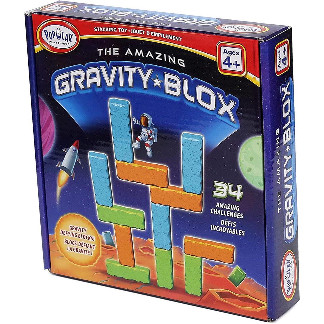 Box of Gravity Blox Stacking Toy By Popular Playthings