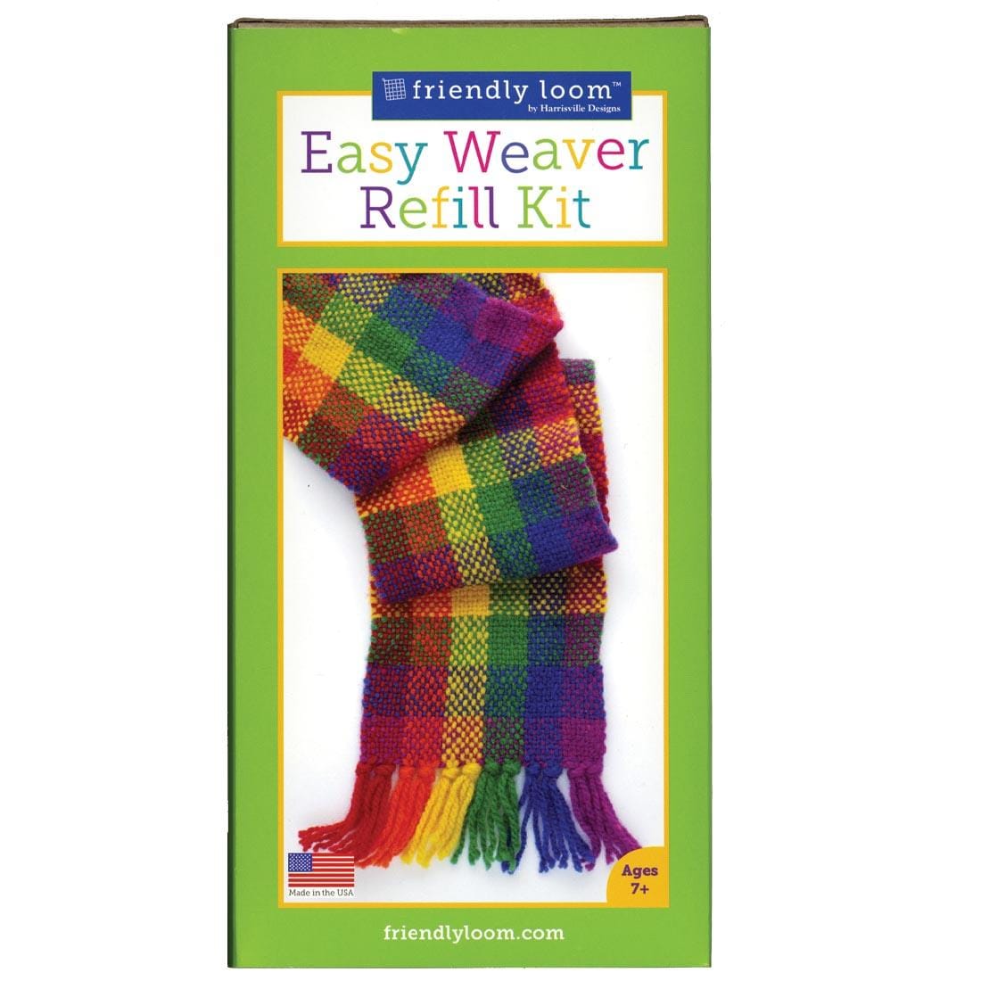 Friendly Loom Easy Weaver Rainbow Refill Kit package