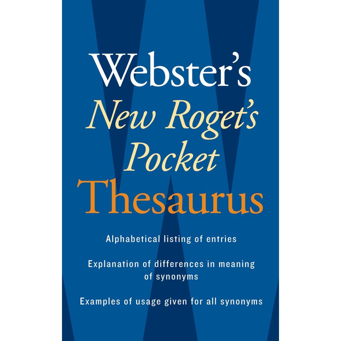 Webster's New Roget's Pocket Thesaurus