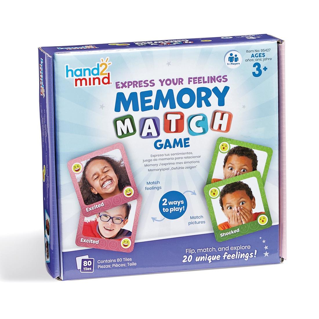 Express Your Feelings Memory Match Game By Hand2Mind