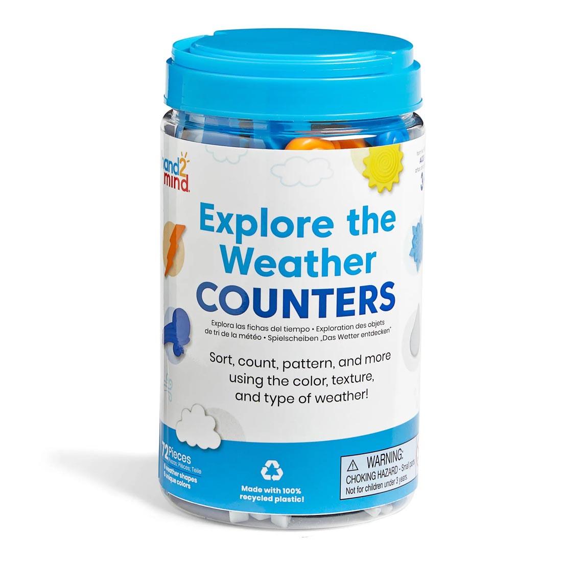 Explore The Weather Counters in their jar
