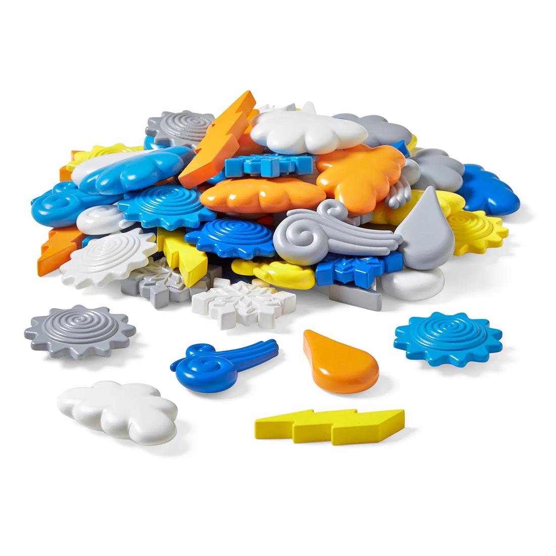pile of Explore The Weather Counters
