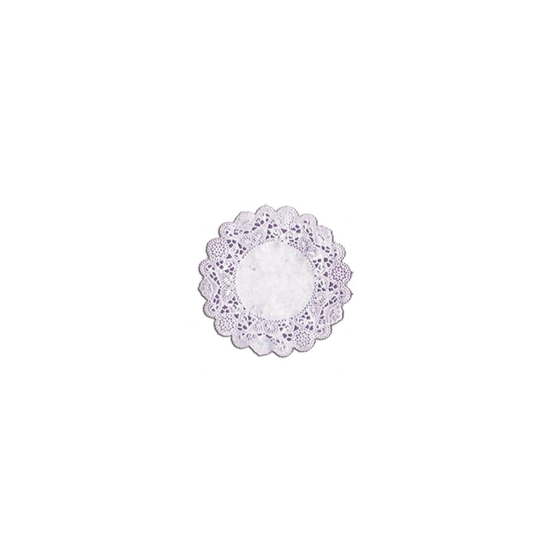 White Round Decorative Doily by Hygloss