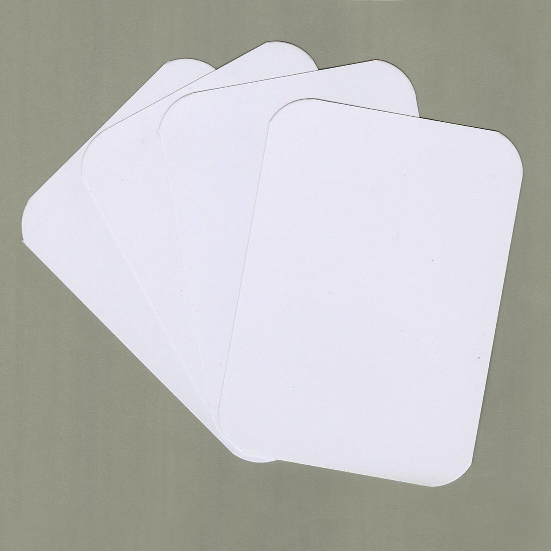 White Blank Playing Cards