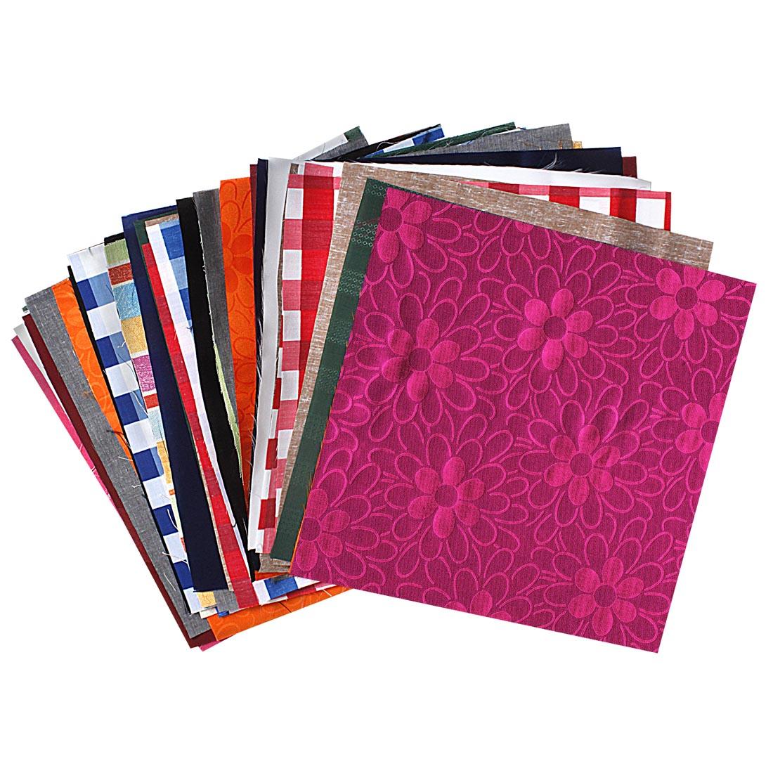 Hygloss Fabric Squares - 12 x 12, Assorted Colors, Package of 36