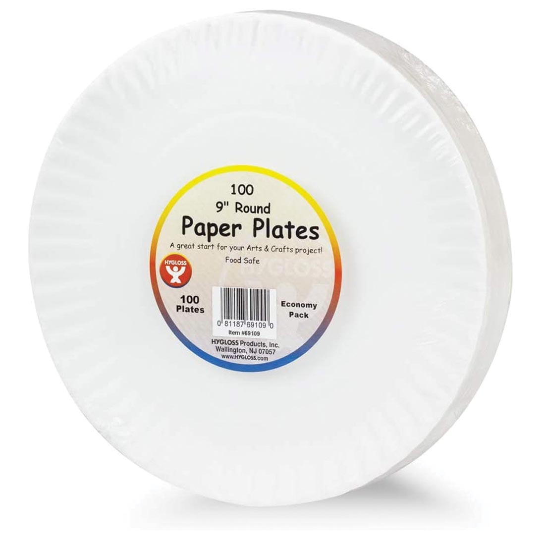 Package of Paper Plates from Hygloss