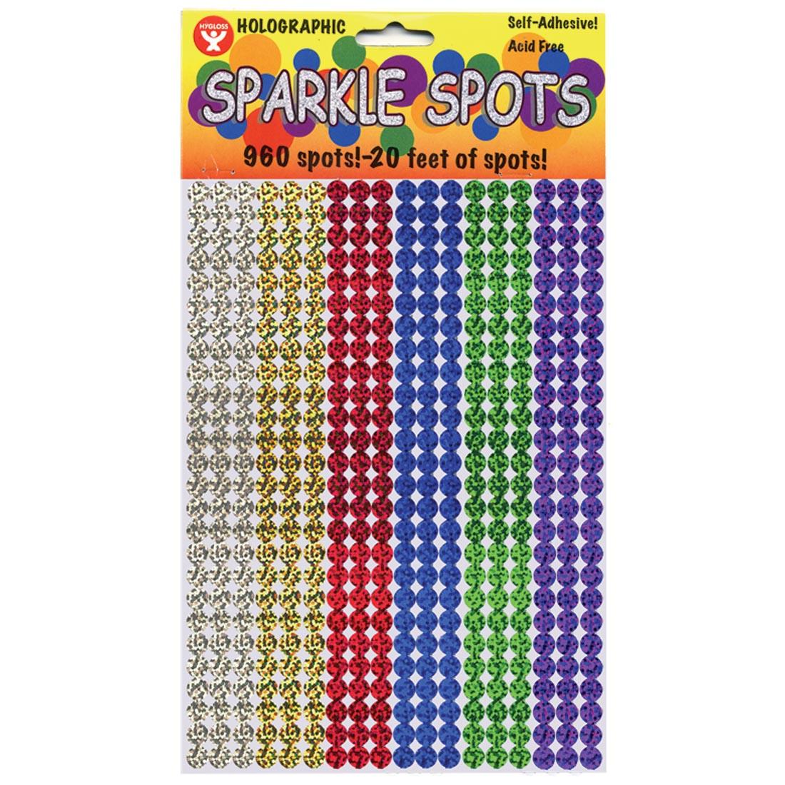 Holographic Sparkle Spots Stickers