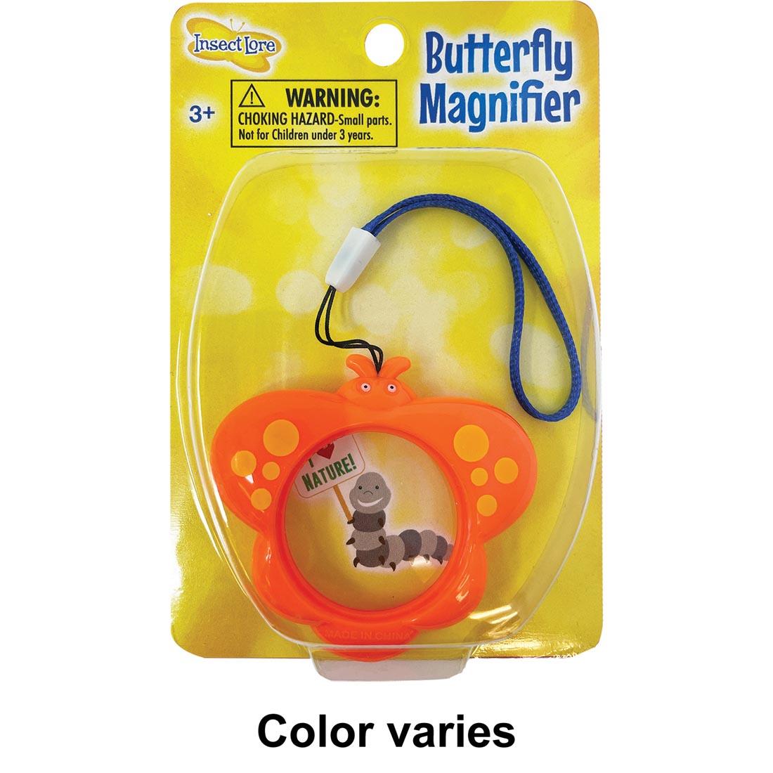 Insect Lore Butterfly Magnifier in package plus text Color Varies