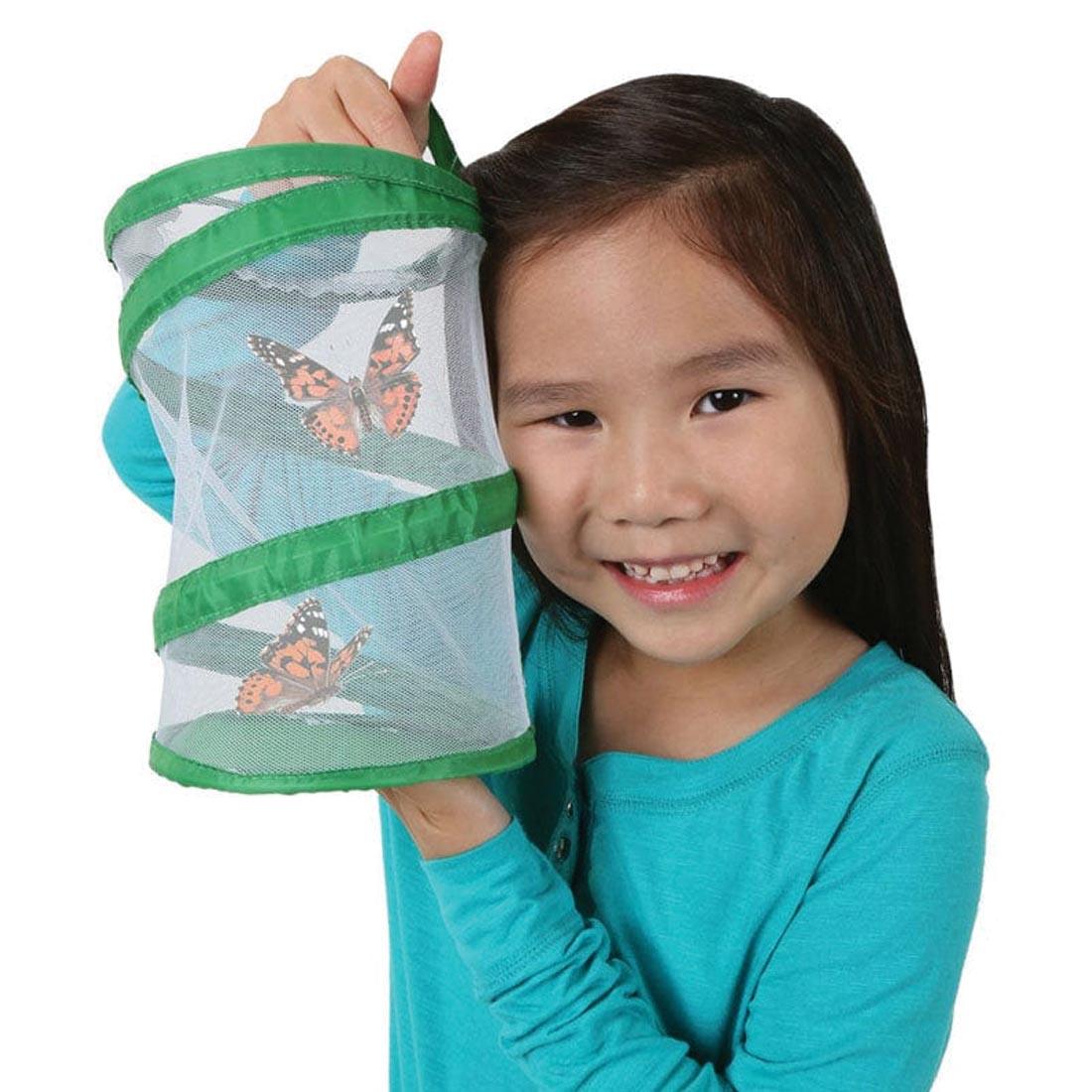 Pop-Up Port-A-Bug being held by young girl