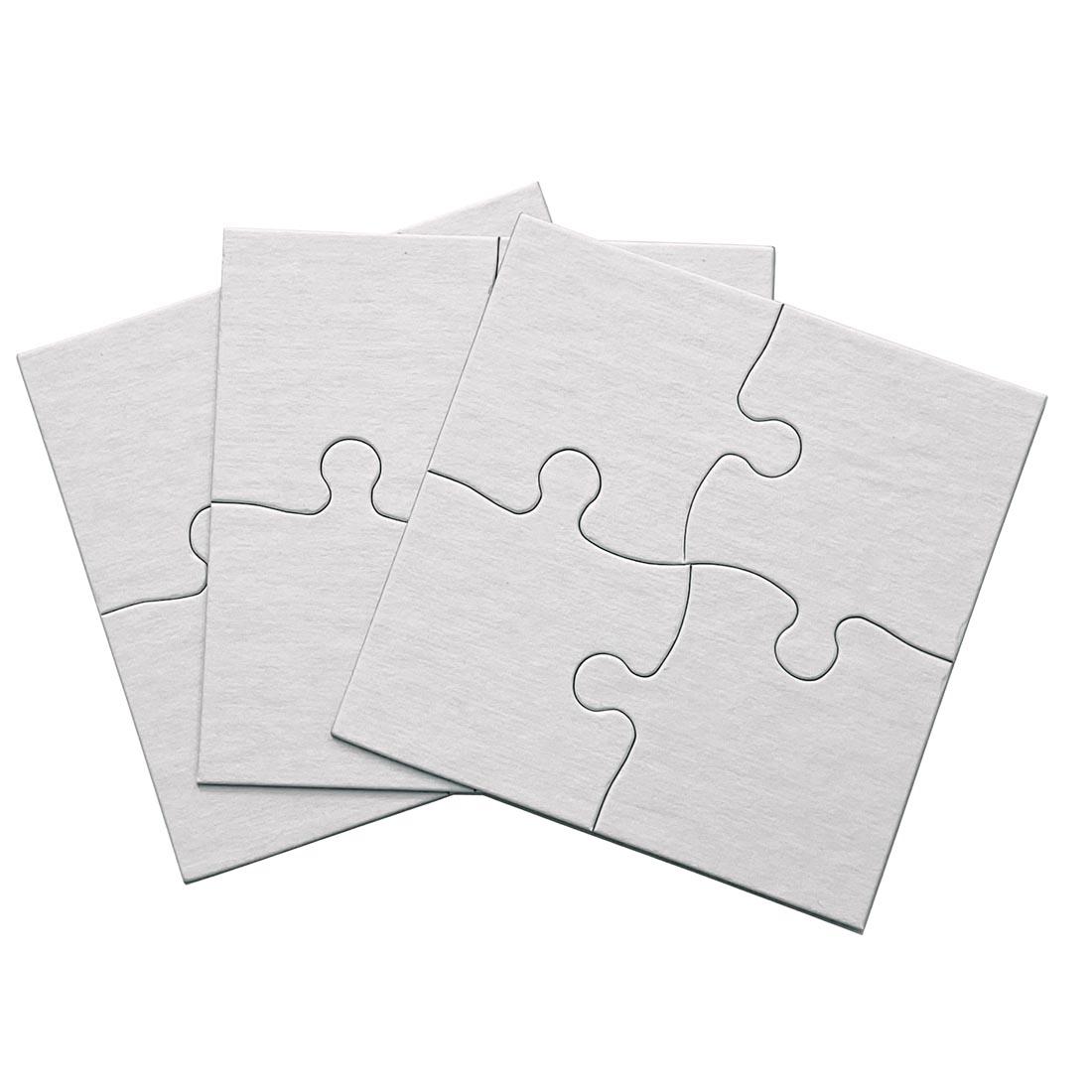 Three Inovart Lil' Ones Blank Puzzles