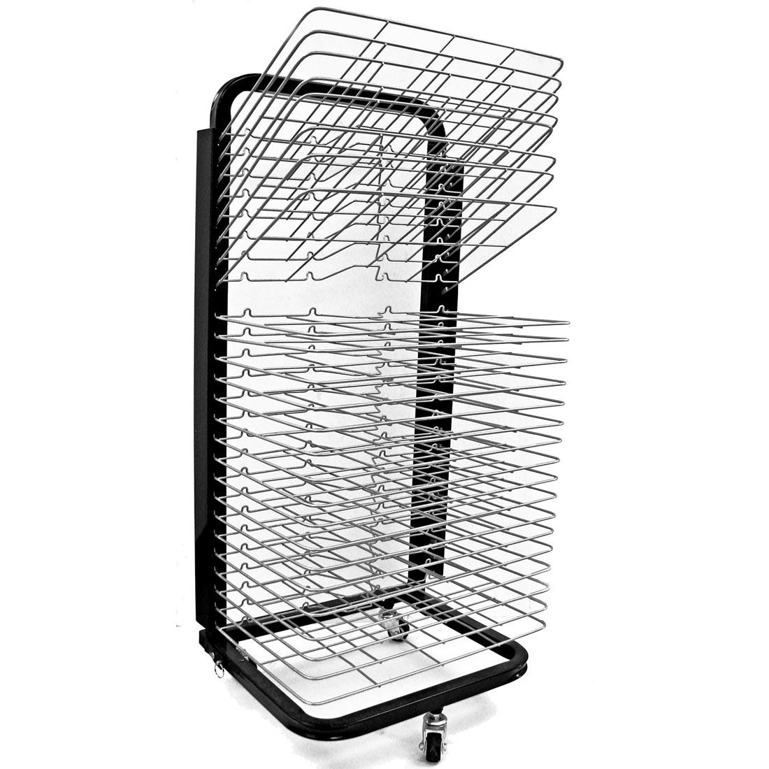 Art Drying Rack With 16/25 Flexible Shelves, Mobile Paint Drying Rack With  Four Lockable Wheels,Canvas Rack Art Storage Stack Rack,Ideal For Schools &  Art Studios & Classroom & Home