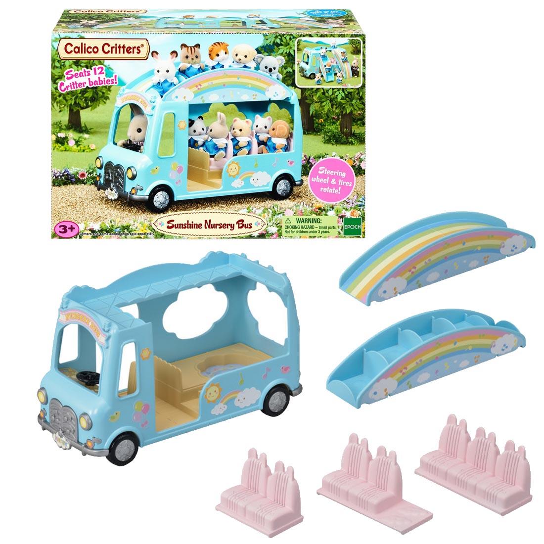 Calico Critters Sunshine Nursery Bus