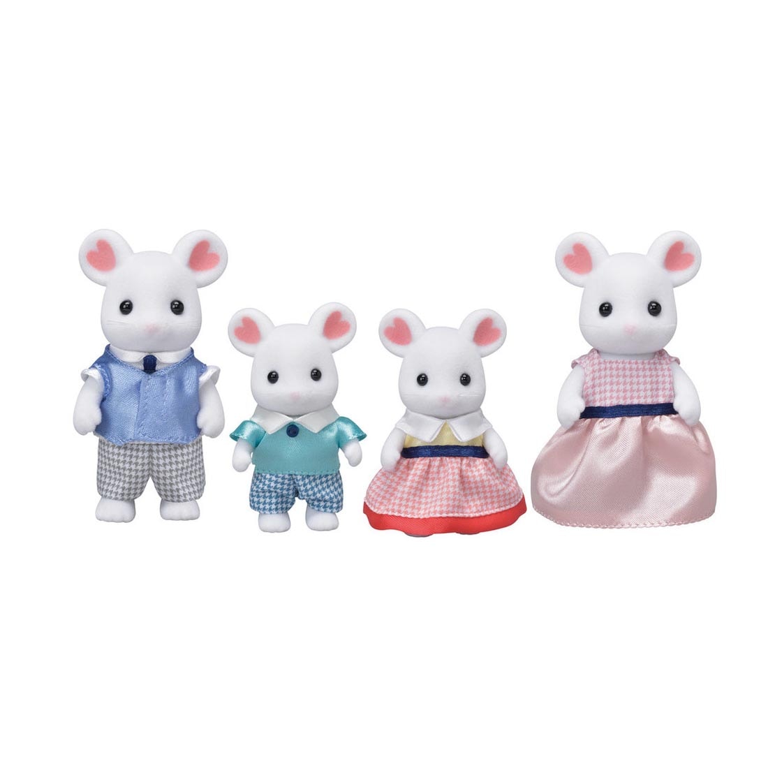 Calico Critters Marshmallow Mouse Family