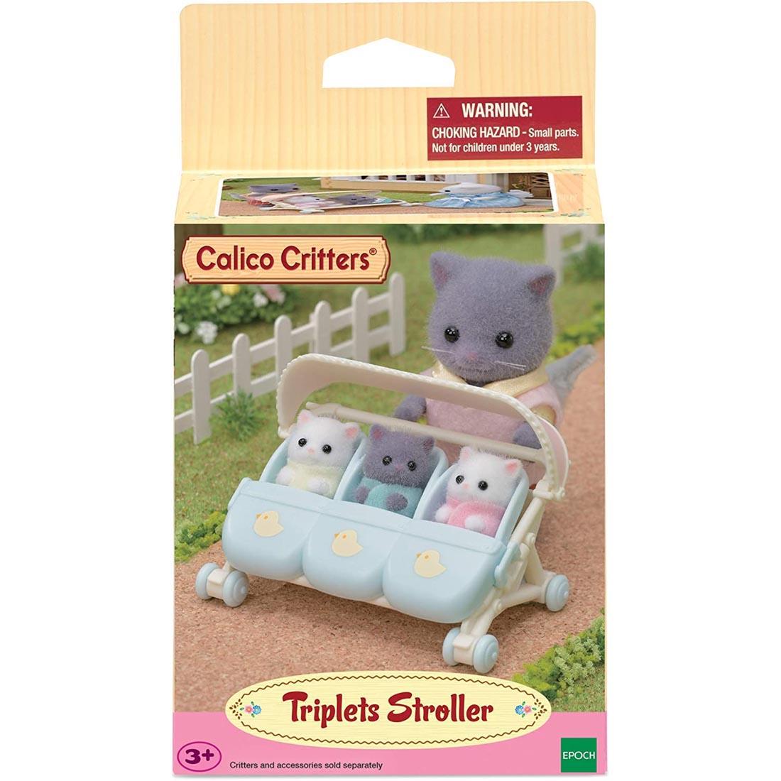 Calico Critters Triplets Stroller