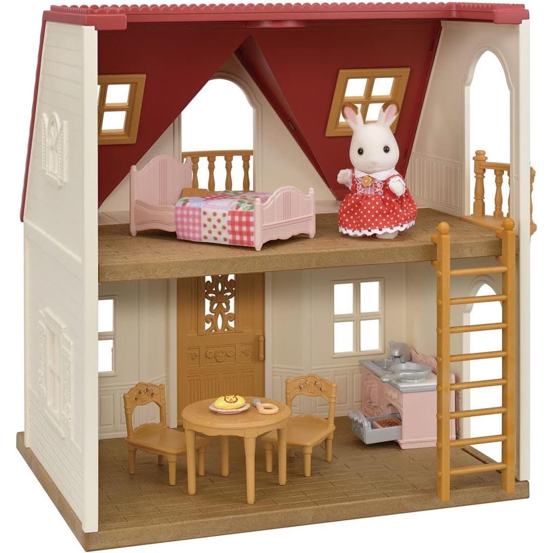 Calico Critters Red Roof Cozy Cottage Starter Home