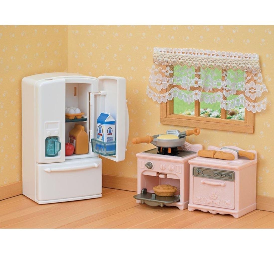 Calico Critters Playful Starter Furniture Set in use