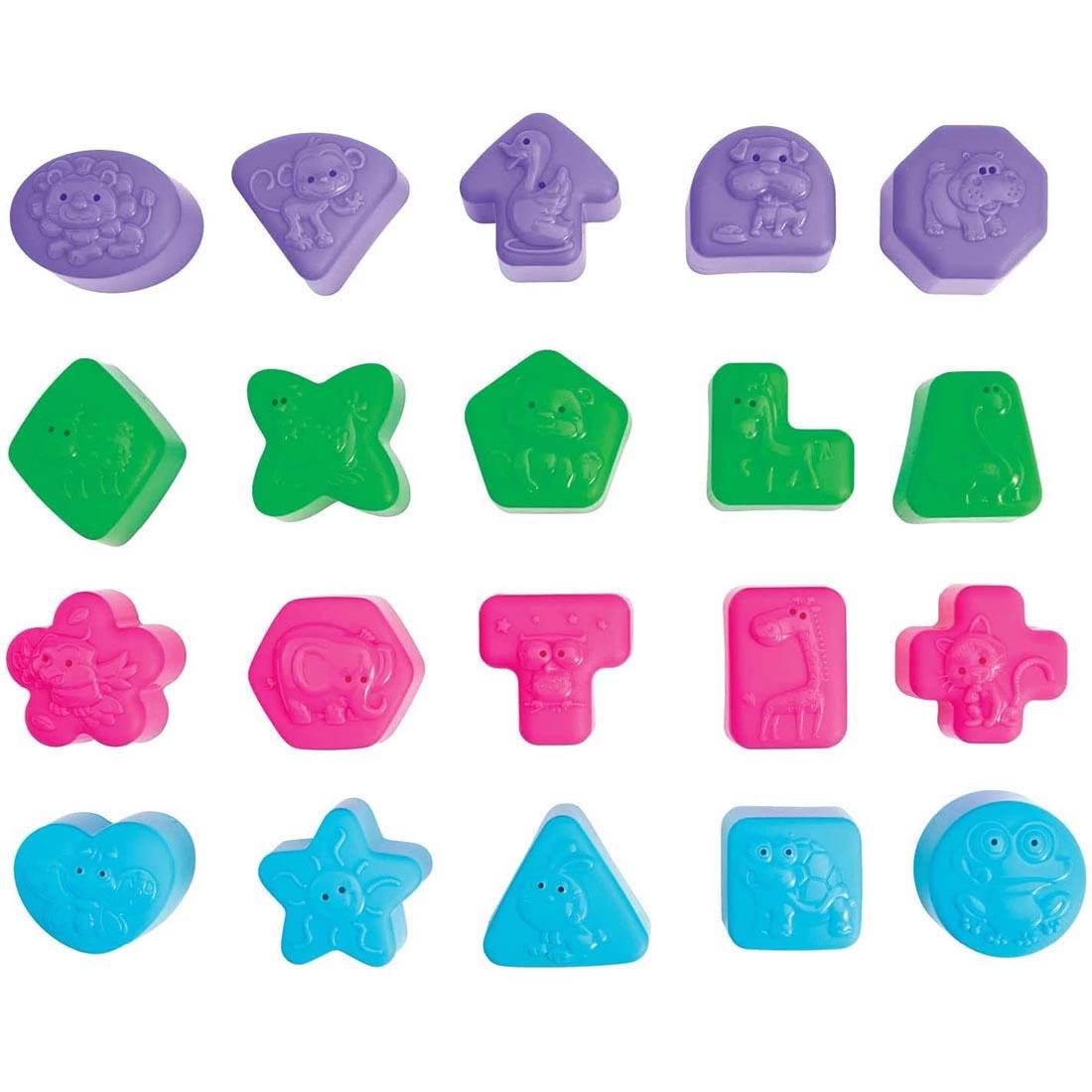 shapes from the 2-In-1 Shape Sorter By Kidoozie