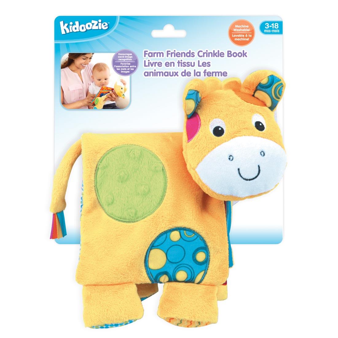 Farm Friends Crinkle Book on packaging