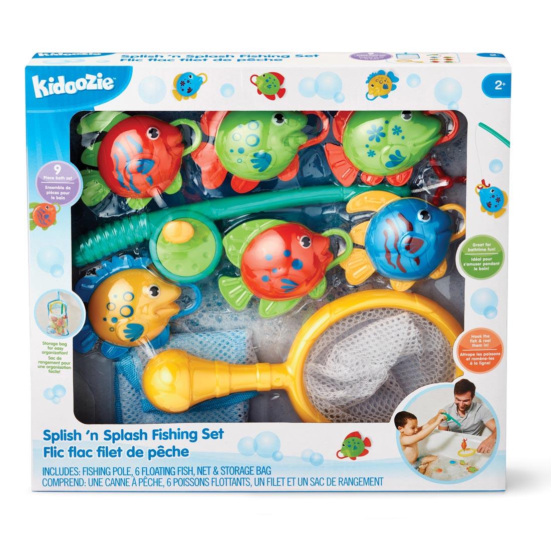 Splish 'N Splash Fishing Set By Kidoozie in package