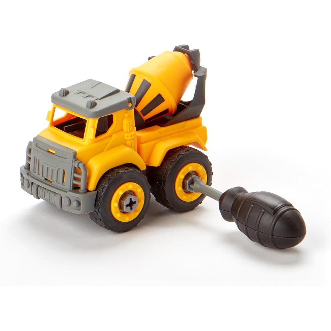 cement mixer and tool from the Tool Time Truck Set By Kidoozie