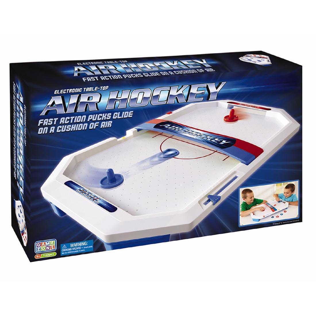 Electronic Table-Top Air Hockey Set package