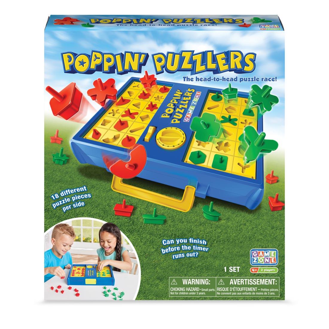 box for Poppin' Puzzlers Game By Game Zone