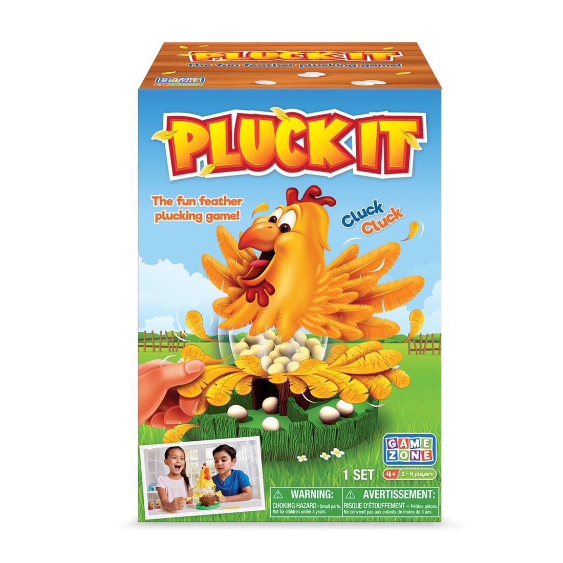 box for the Pluck It Game By Game Zone