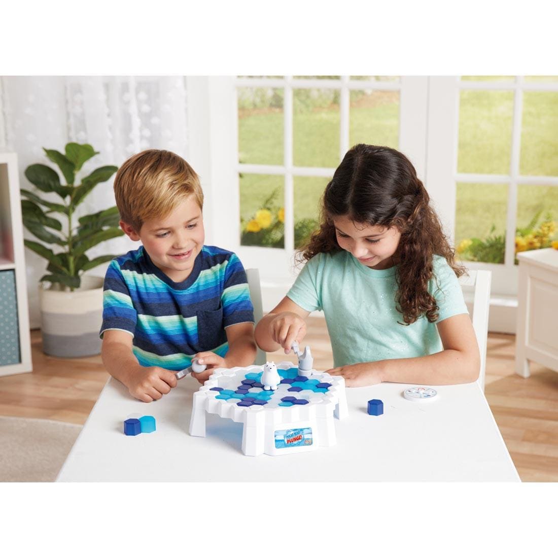 two children playing the Polar Bear Plunge! Game By Game Zone