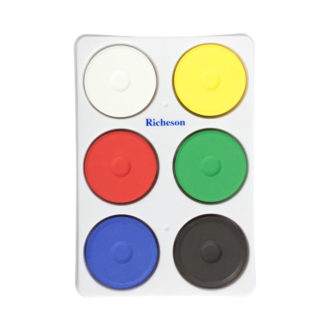 Richeson Primary Tempera Cake 6-Color Set
