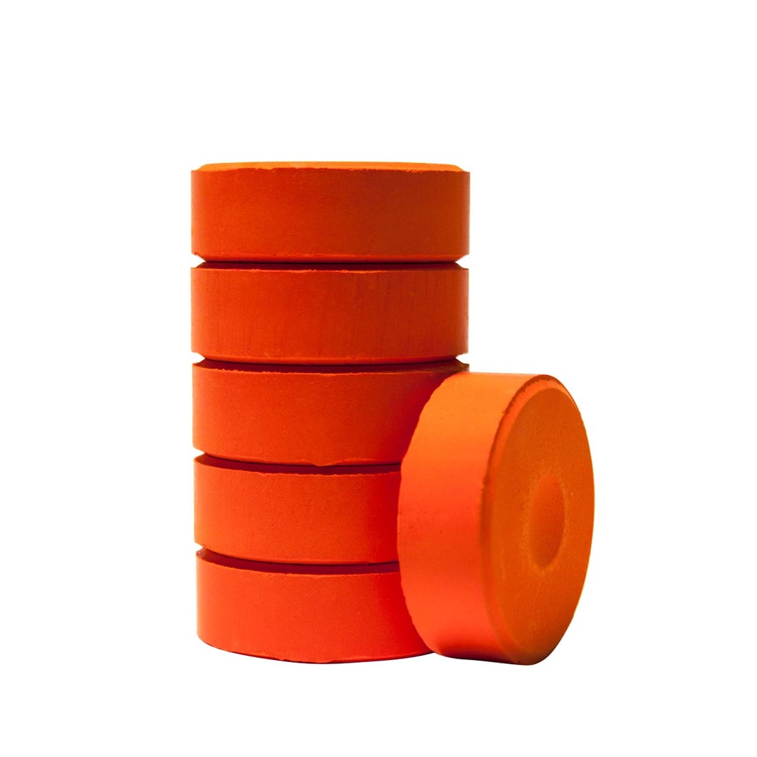 6 Vermillion Hue Tempera Cake Refills by Richeson