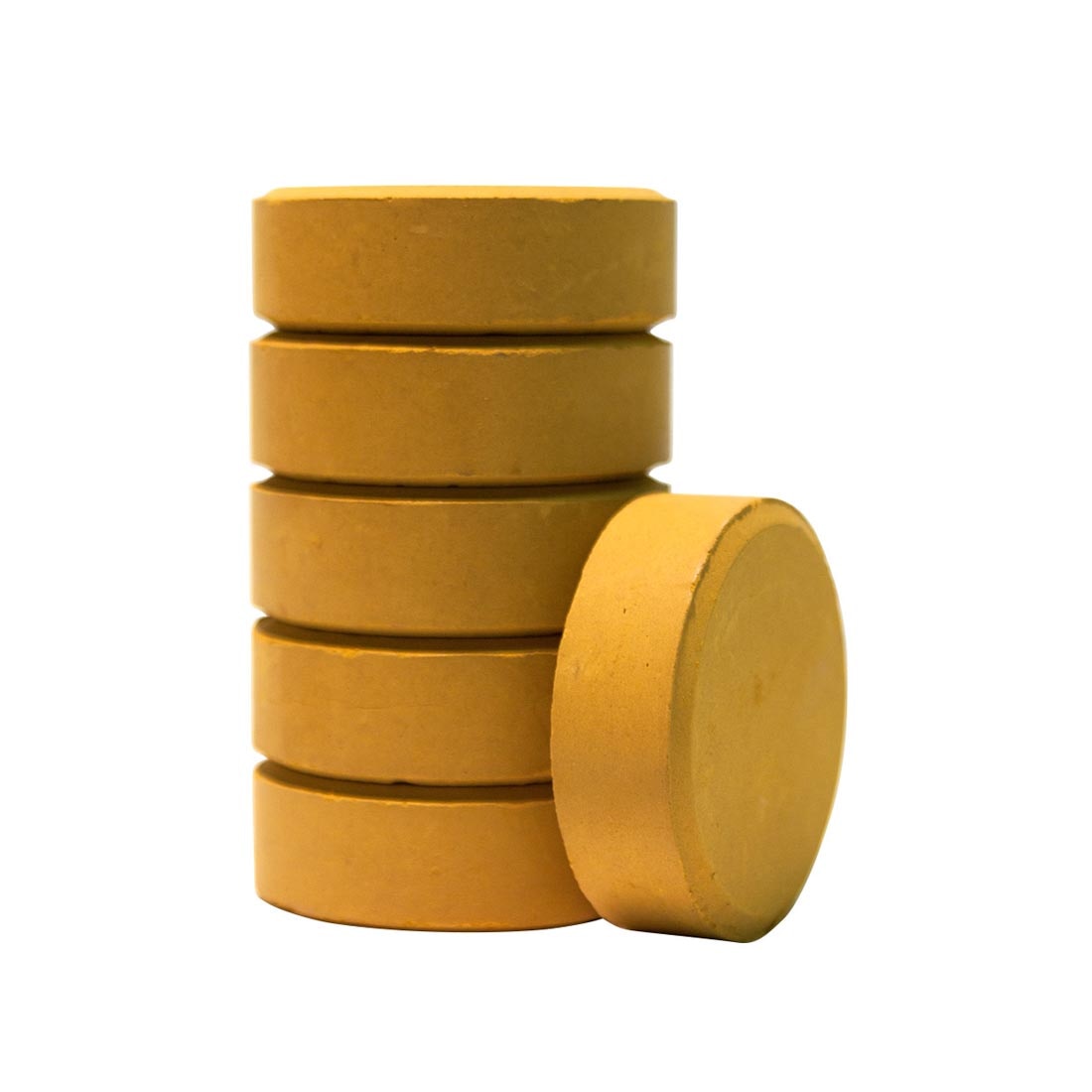 6 Yellow Ochre Tempera Cake Refills by Richeson