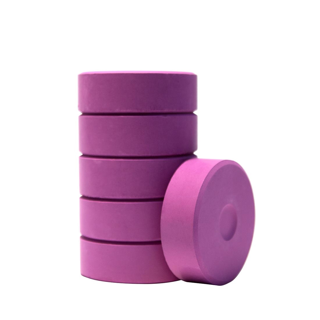 6 Purple Tempera Cake Refills by Richeson