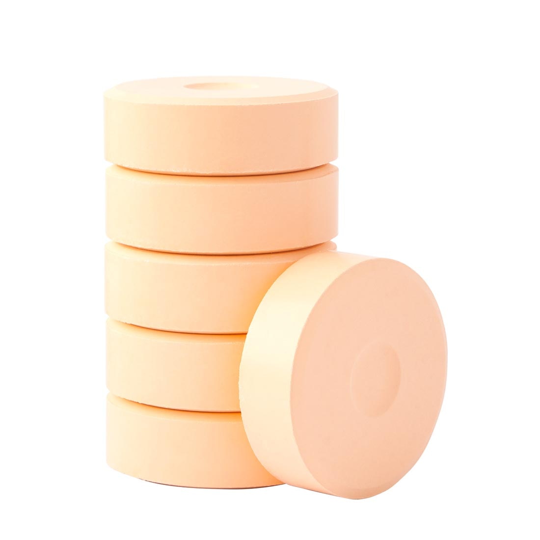6 Peach Tempera Cake Refills by Richeson