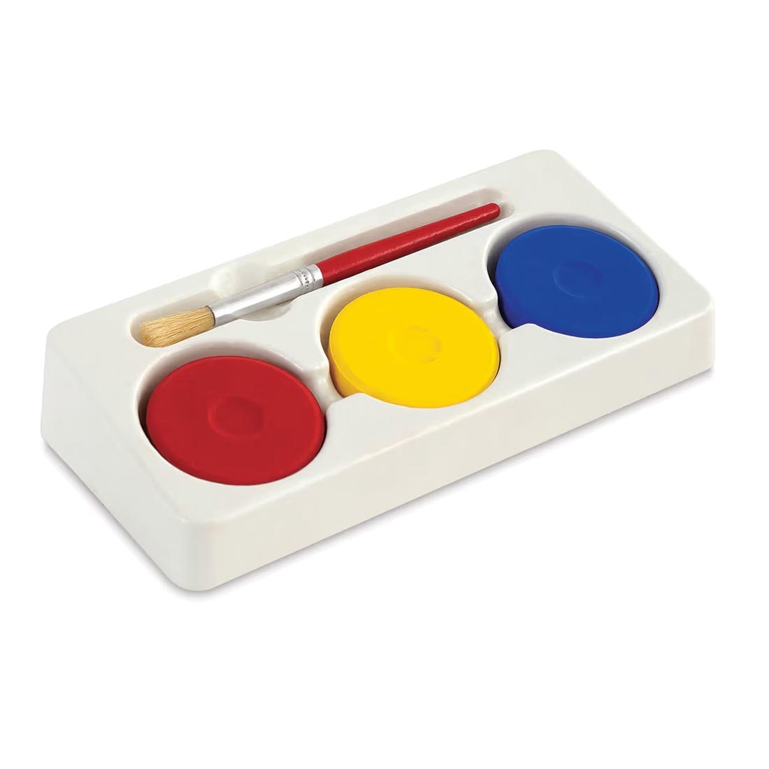 Richeson 3-Color Primary Tempera Cake Set With Brush