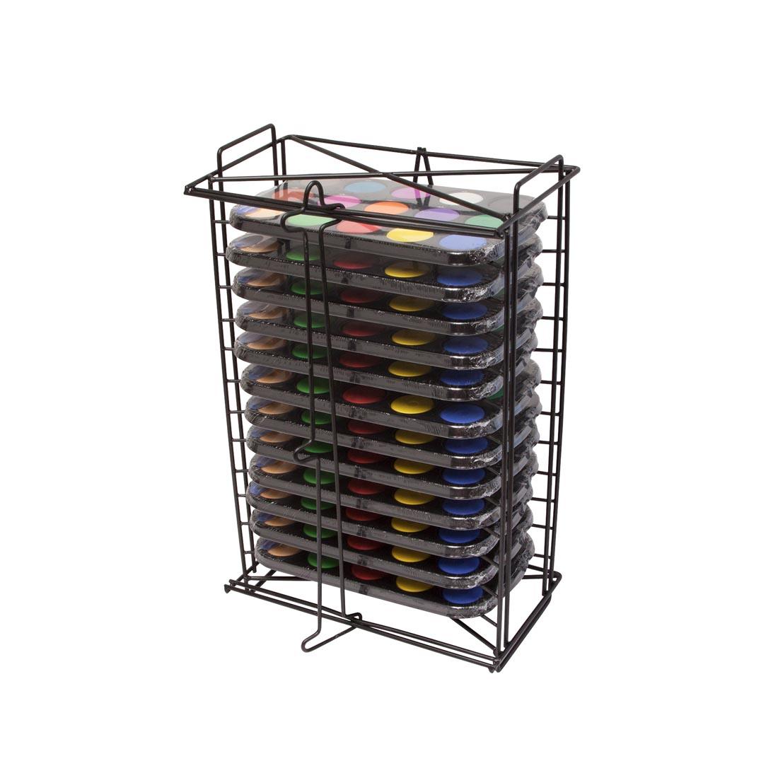 Richeson Mini Tempera Cake 12-Set Rack