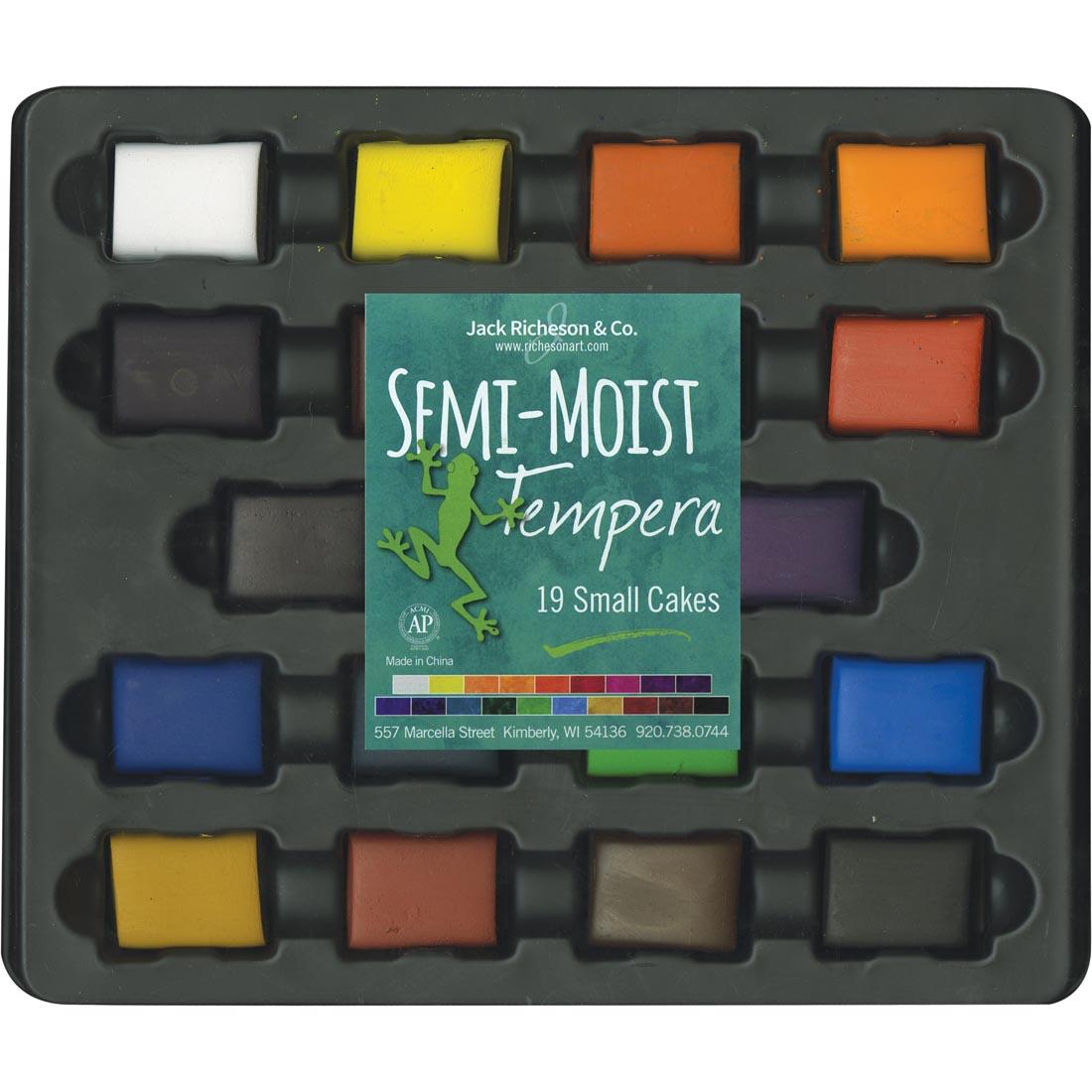 Richeson Semi-Moist Tempera Small Cake Set