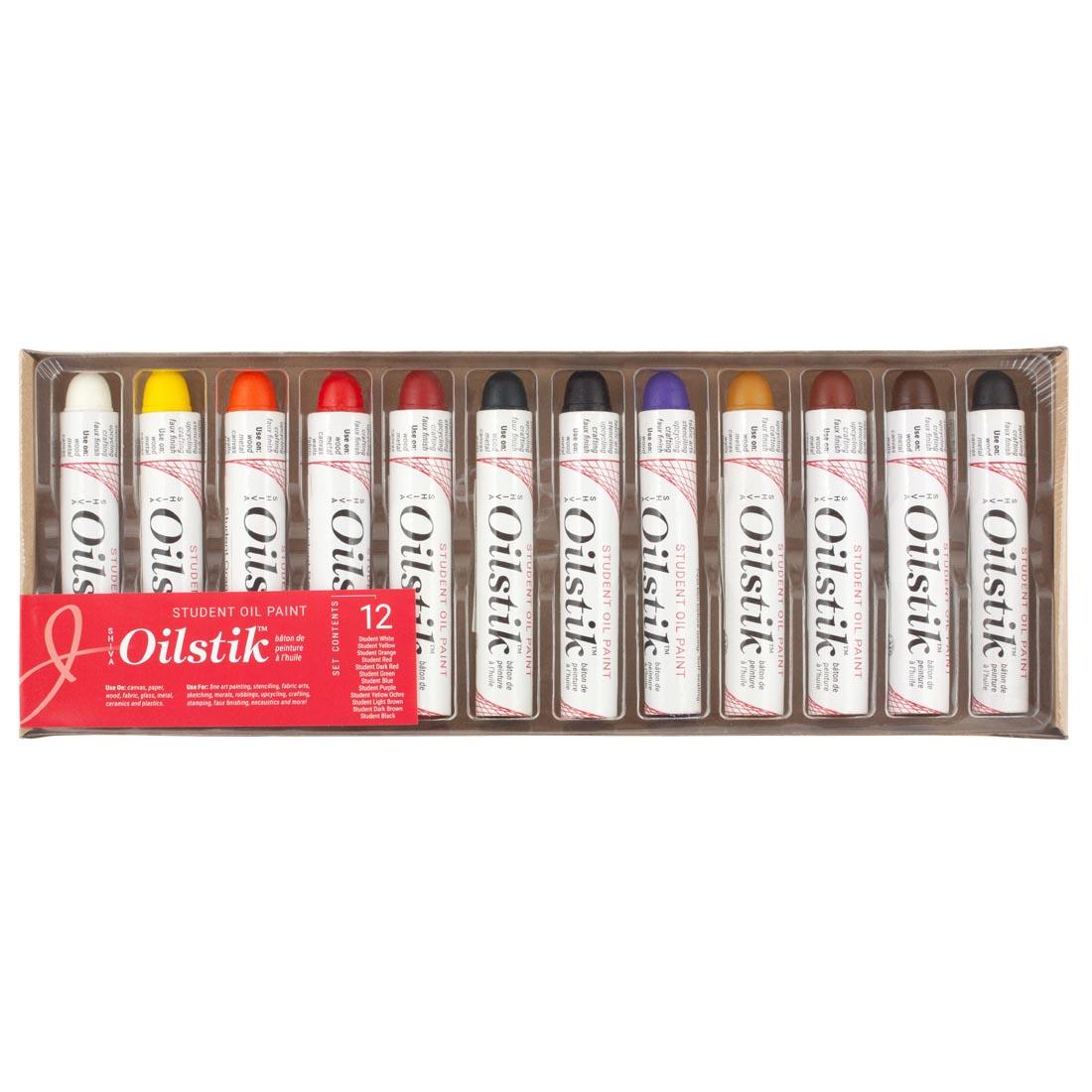 Shiva Oilstik Student Oil Paint Set