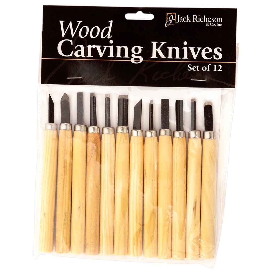 Richeson 12-Piece Wood Carving Knives Set