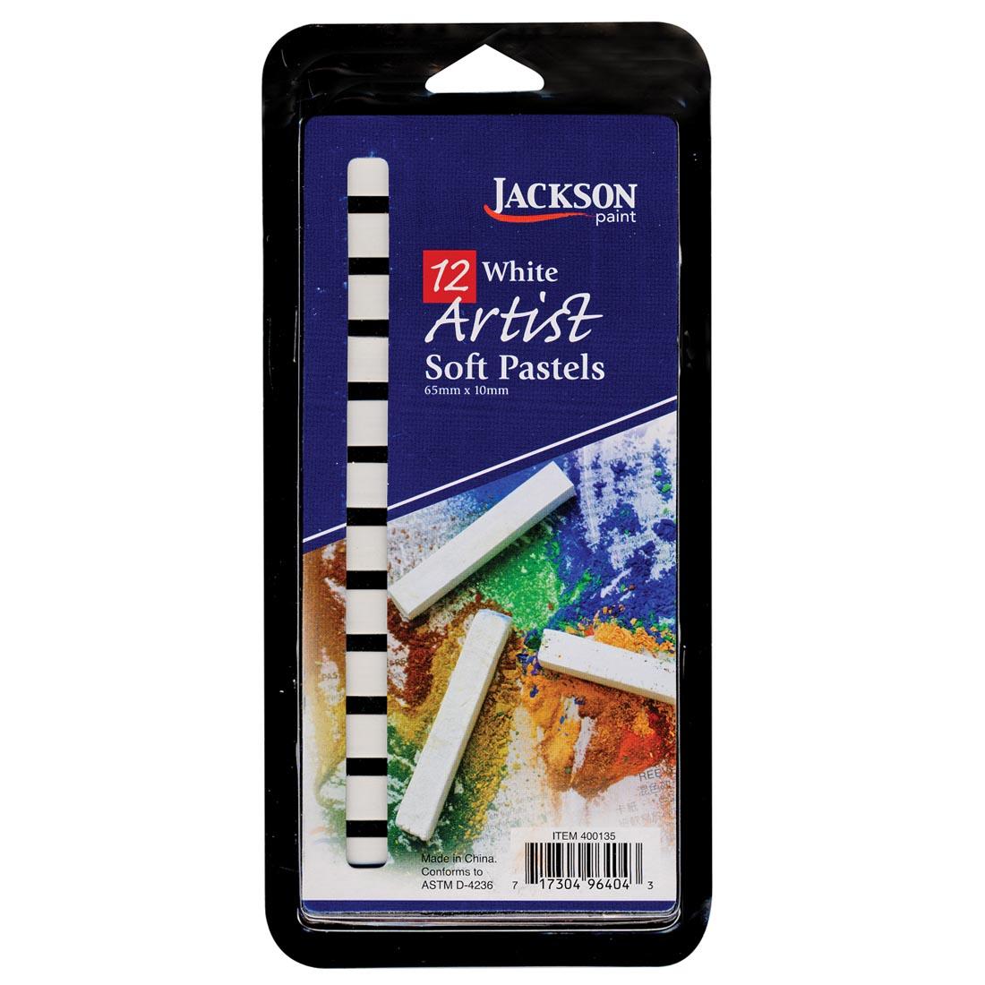 White Artist Soft Pastels by Jackson Paint