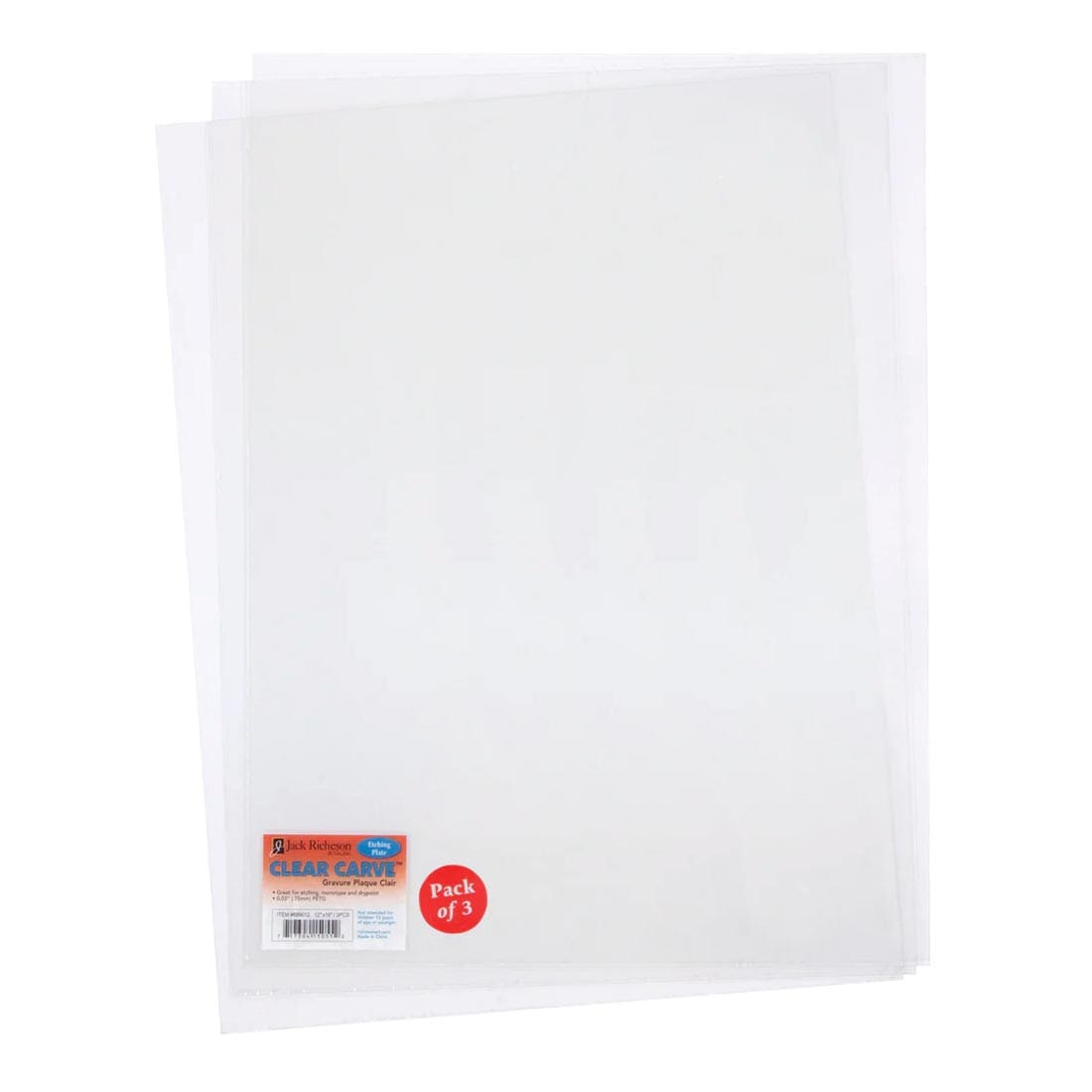 Richeson Clear Carve 9x12" Etching Plates