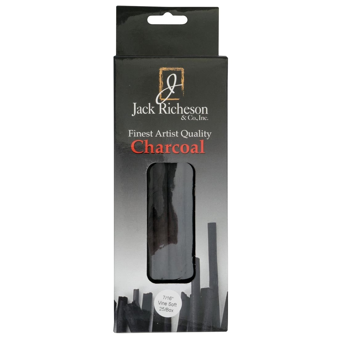 Jack Richeson Jack Richeson Soft Vine Charcoal 3/16 Set of 24