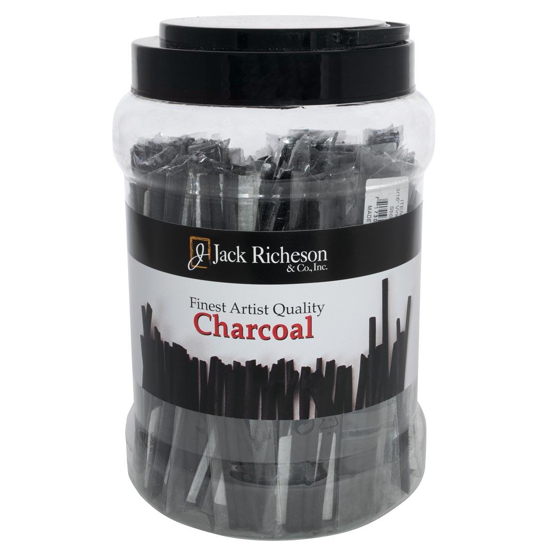 Richeson Vine Charcoal Soft Sticks Tub