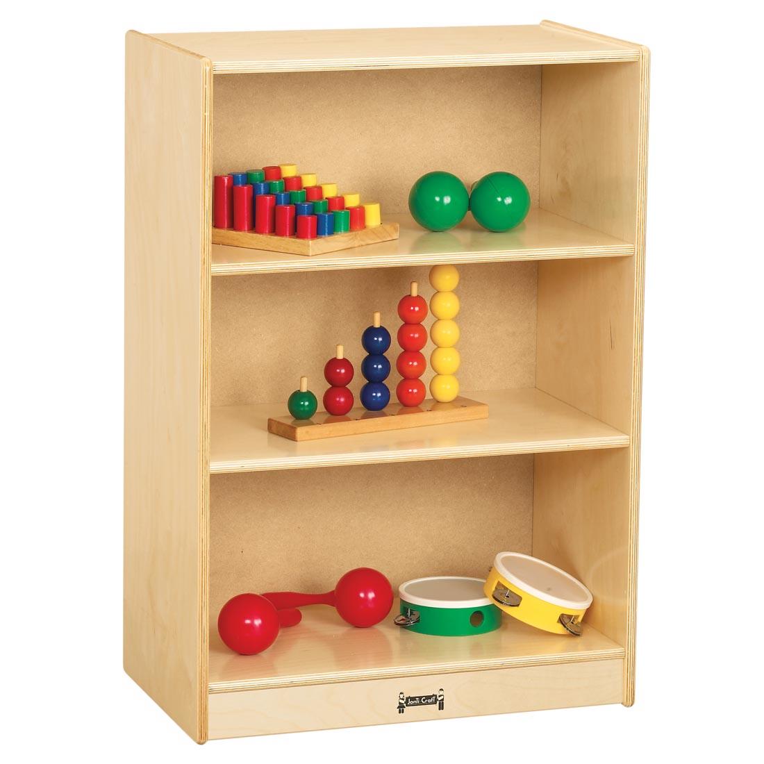 Birch Small Storage Unit shown with suggested storage contents