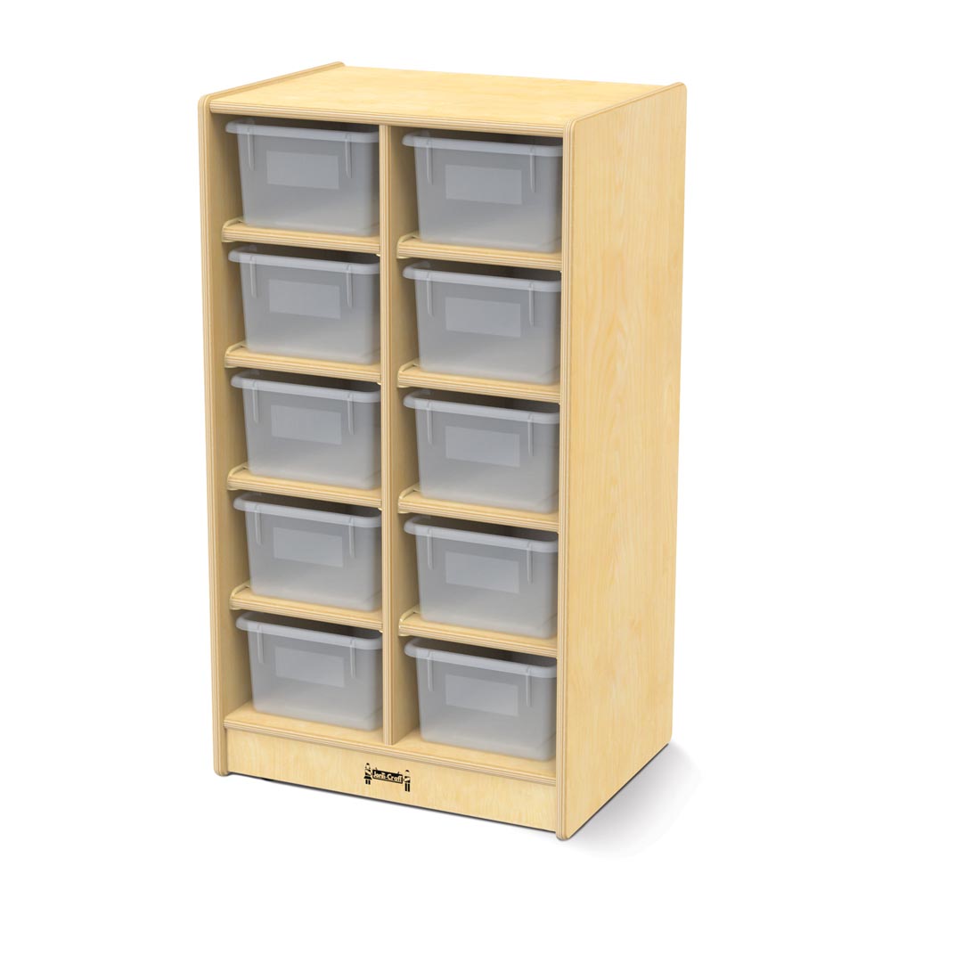 10-Tray Mobile Storage With Clear Trays