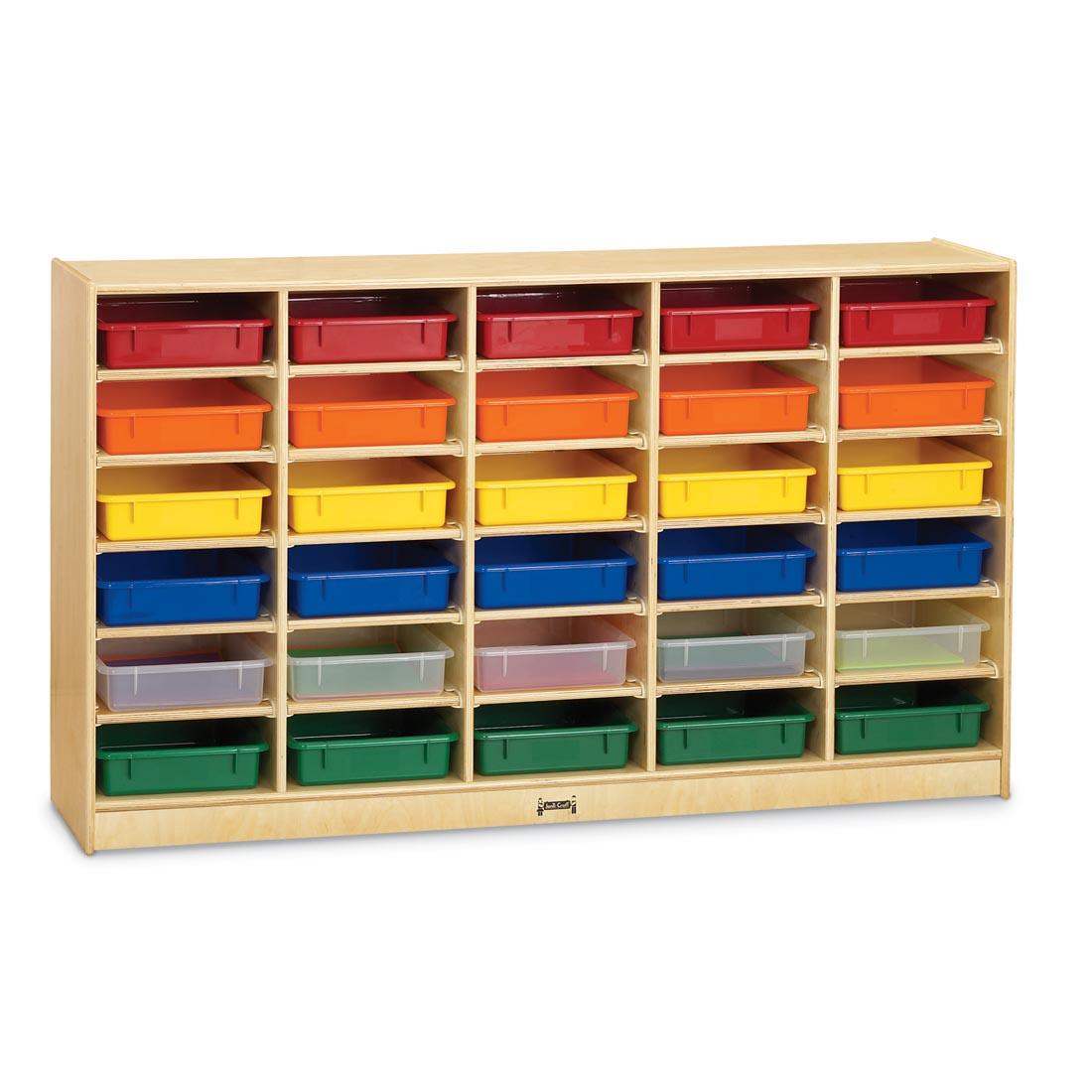 30 Paper-Tray Mobile Storage With Colored Trays